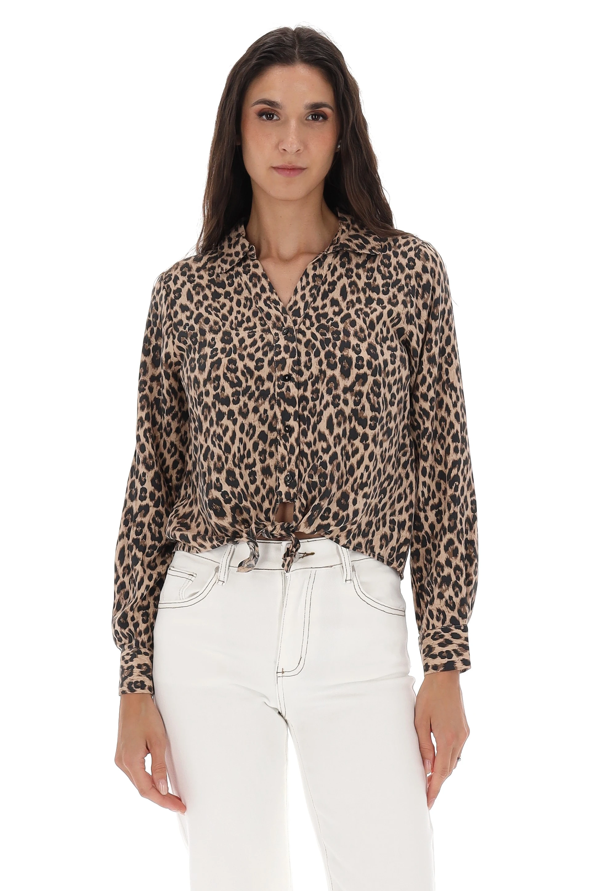 Camicia in viscosa maculata Only